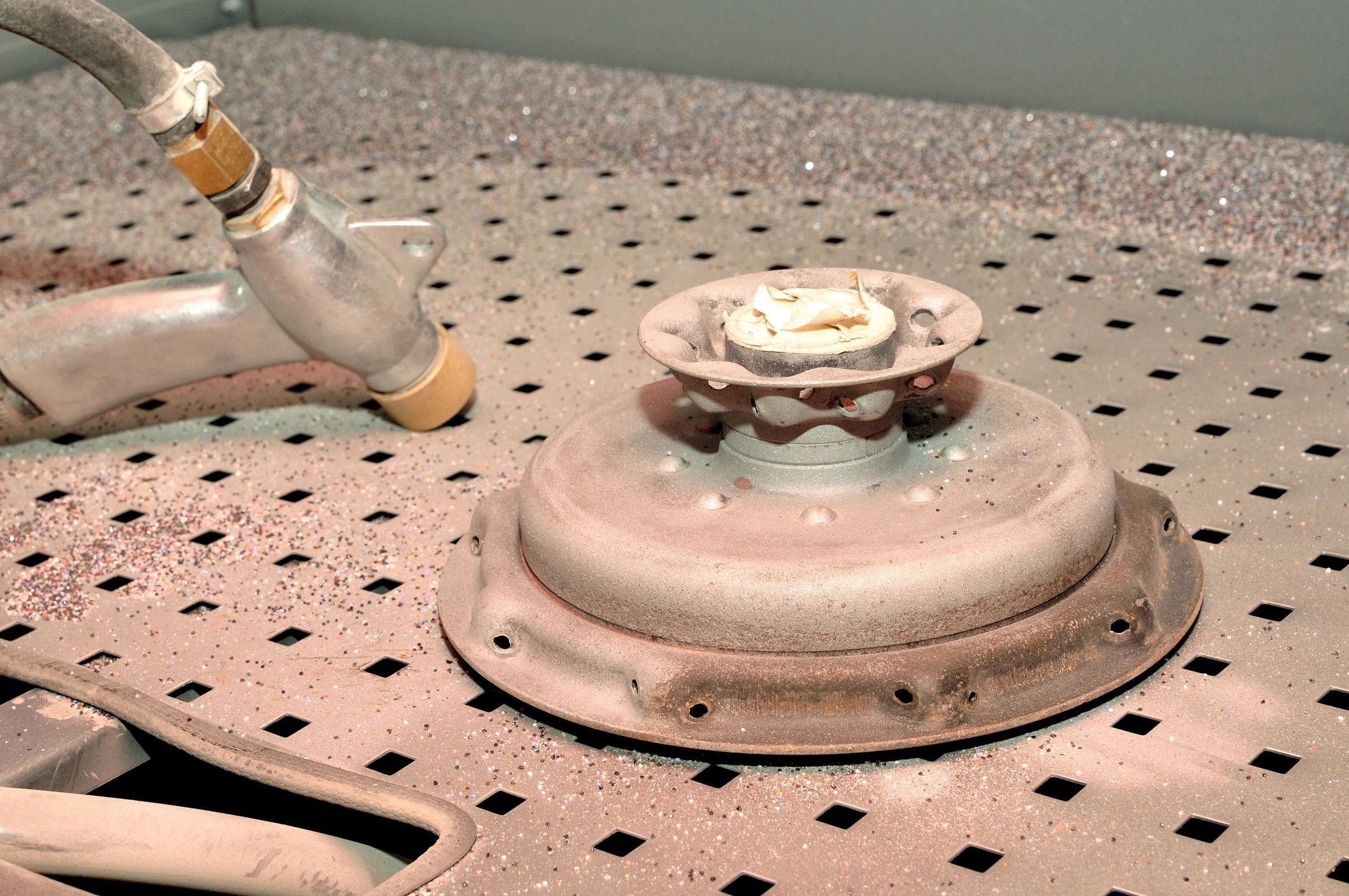 Fire and mold restoration soda blasting work